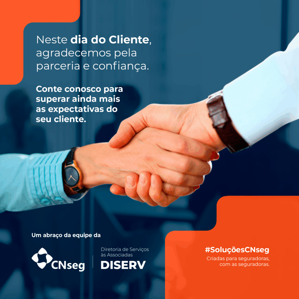 Neste dia do Cliente, agradecemos pela parceria e confiança.